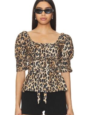 Revolve leopard print top